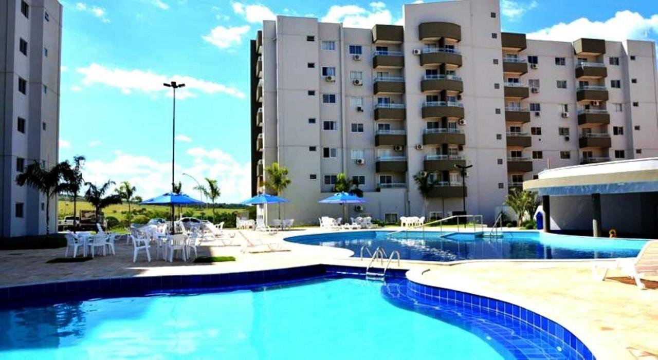 Apartamento no Lagoa Quente Flat Service Caldas Novas Exterior foto